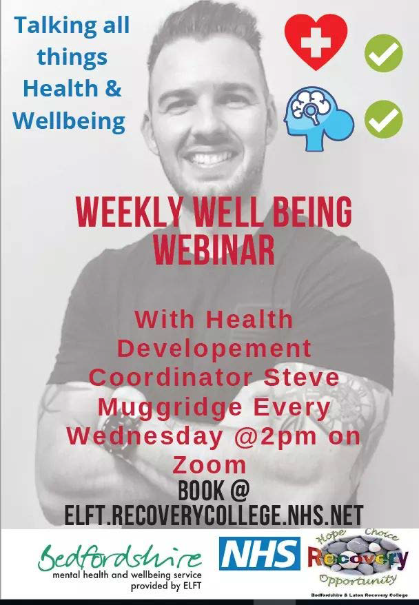 Recovery college wellbeing webinar