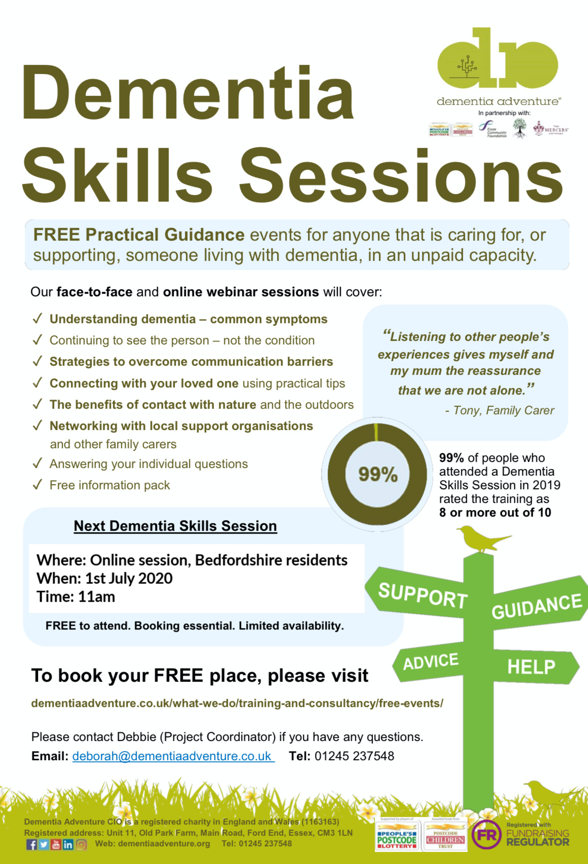 Carers in Beds dementia webinar