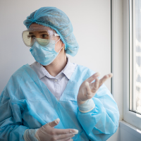 Nurse in PPE