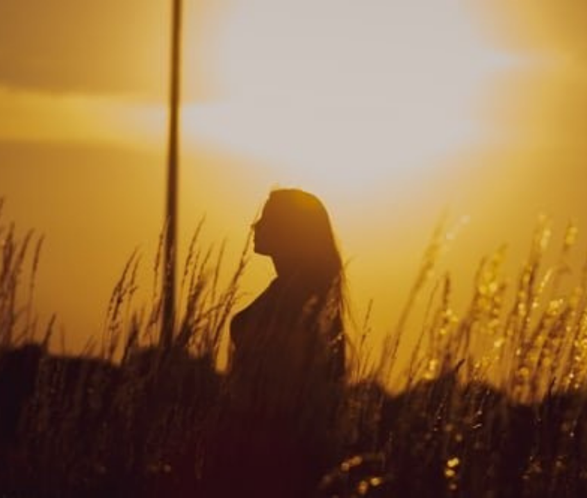 Girl in a wheat field